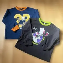 海外風イラスト ロンT 2枚セット 100cm