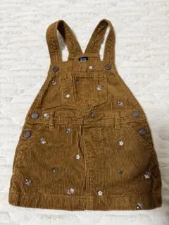 美品　GAP コーデュロイジャンパースカート18-24month