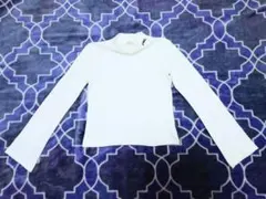 長袖カットソー JXS(145~155) 白