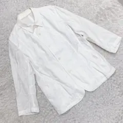 ミラショーン 日本製 オフホワイト ジャケット ポケットあり オシャレ 48