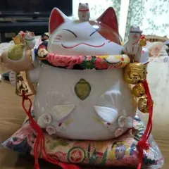 レトロ当時物】七福神 招き猫 鯛 陶器置物 開運招福 縁起物 - メルカリ