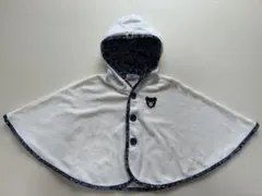 ミキハウス　DOUBLE.B ベビーポンチョ フリーサイズ