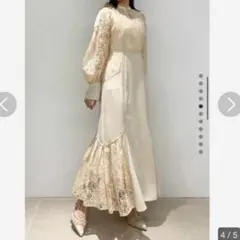 スイッチングレースマーメイドワンピース