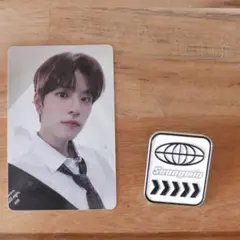 スキズ ランダム ピンバッジ スンミン　SEUNGMIN おまけトレカ付
