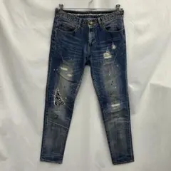 NUMBER (N)INE デニムパンツ ダメージ加工