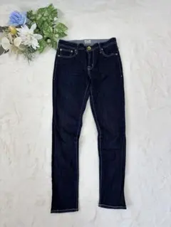 RODEO CROWNS デニムパンツ 25 レディースS 濃紺 スキニー 美品
