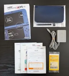 【美品・完品】Newニンテンドー3DS LL メタリックブルー