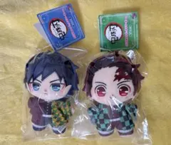 鬼滅の刃　冨岡義勇　竈門炭治郎 ぷりぬいたっちどりーむみに