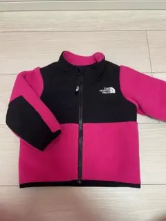 着画有、ノースフェイス フリース ジャケット ピンク 80~90size