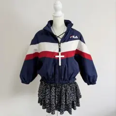 00s y2k FIRA vintage ロゴ　短丈　中綿ダウン　平成ギャル