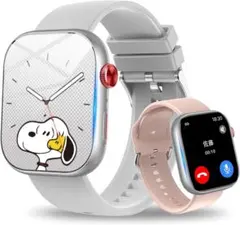 ✨ベルト2本付✨スマートウォッチ 通話 GPS iPhone対応 IP67防水