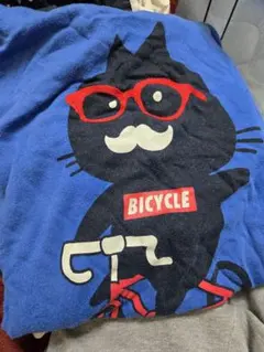 猫キャラクター BICYCLE パーカー lucpy ひげねこ