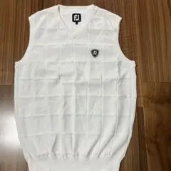 FJ ホワイト Vネック ベスト