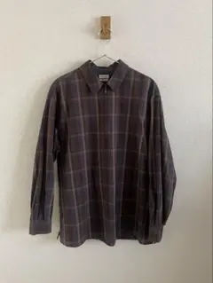steven alan LOOSE FIT チェック ジップシャツのサムネイル