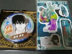 サカモトデイズ　名場面ジオラマフィギュア　バースデイ缶バッジ　勢羽夏生