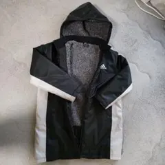 adidas　ベンチコート　黒　160