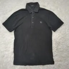 BURBERRY BLACK LABEL ポロシャツ M ノバチェック ブラック