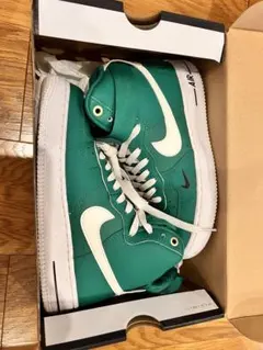 NIKE ナイキ エアフォース1 ハイ グリーン ホワイトダブルスウッシュ 