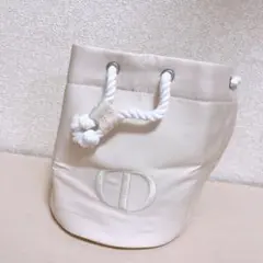ディオール【スノーホワイト】diorドローストリングコスメポーチ　ノベルティ