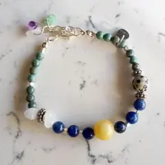 ハンドメイド 天然石ブレスレット #103