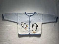 AarWah ペンギン刺繍カーディガン