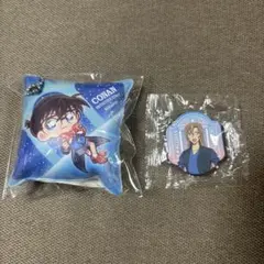 名探偵コナン×くら寿司 ビッくらポン マグネットとクッションチャーム セット