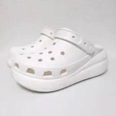 crocs クロックス クラッシュクロッグ M6 W8 24cm 厚底 ホワイト