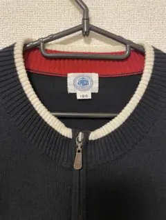 【JPRESS】ジップアップネイビーセーター 160