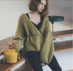 Uby SPICk&SPAN 松田未来コラボ カーディガン カーキのサムネイル