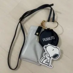 スヌーピー 3連ショルダーポーチ