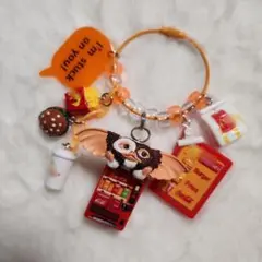 ギズモ じゃらじゃらキーホルダー グレムリン オレンジ 赤 レッド
