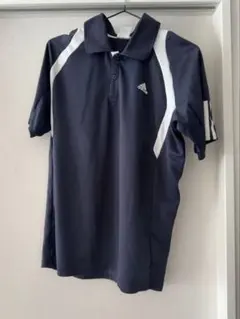 adidas ネイビー ポロシャツ 半袖