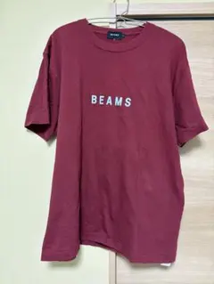 BEAMS バーガンディ Tシャツ L