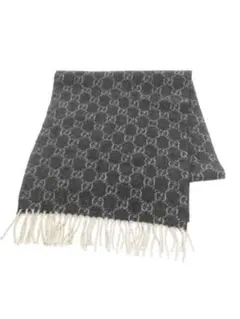 Gucci GGパターン マフラー 100% カシミヤ