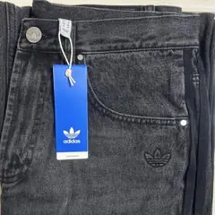 アディダス adidas W32 ルーズフィット デニムパンツ ブラックのサムネイル