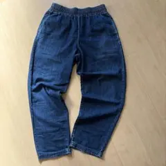 GU ウエストゴム デニムパンツ インディゴ M