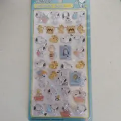 サンスター　スヌーピー　ボンボンドロップ シール　青