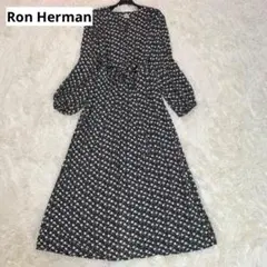 Ron Herman ノースリーブワンピース S リネン混 ロング カットオフ