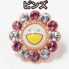 完売品★　村上隆　×　Liquem　フラワー　ピンズ　マルチカラー　カイカイキキ 村上隆 フラワー ピンズ カイカイキキ マルチ liquem - メルカリ