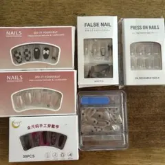 ネイルチップセット 6種類セット