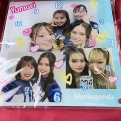 埼玉西武ライオンズ　bluelegends アクリルスタンド時計　Yumariのサムネイル