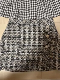 チェック柄ミニスカート　グレイル　セット売り