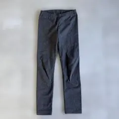 ユニクロ　キッズ 裏ボア　レギンス ダークグレー 110cm ポケット付き