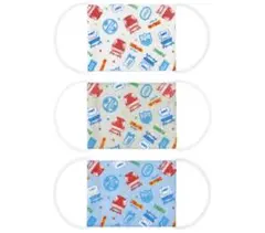 タカラトミー　プラレール　ガーゼマスク　キッズマスク マスク 3枚セット