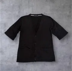 【美品】MONSIEUR NICOLE カーディガン ブラックのサムネイル