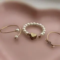 ハンドメイド❤️ワイヤーリングセット