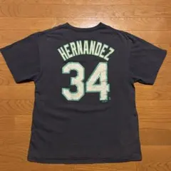 Majestic MLB マリナーズHERNANDEZ 34 Tシャツ イチロー