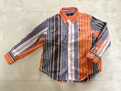 ポロラルフローレン　キッズ　子供　トップス　ブラウス　ストライプシャツ