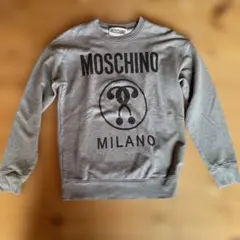 美品★MOSCHINO モスキーノ スウェット トレーナー グレー
