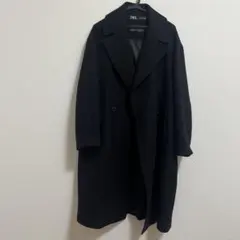 ZARA 23AW クロップドウールコート MANTECO ブラック XS - メルカリ